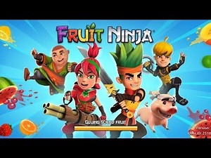 Fruit Ninja Gameplay ; Fruit cutting, slice fruit