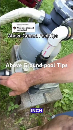 Above ground pool tips