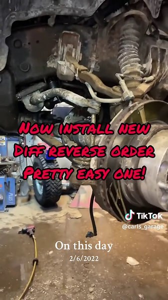 Replace front differential chevy Silverado #mechanic #chevy #silverado #autorepair #howto #automotive