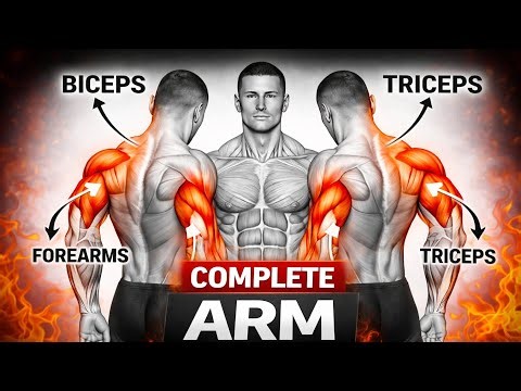 5 Minute Dumbbell Arm Workout | Biceps, Triceps & Forearms 🔥 9 Exercises fit3dworkout