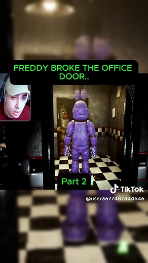 Freddy's Office Door Scene: A FNAF Gameplay Experience