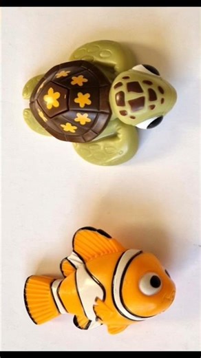 Nestle Finding Nemo Toys (2003) #nestle#cereal #freegift #disney #pixar #toys #figures #nemo