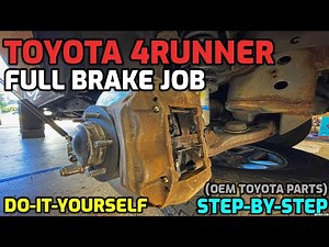 1996-2002 4Runner Full Brake Job | 3rd Gen | Pads Rotors Pins Clips | Step By Step