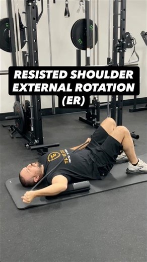 Resisted Shoulder External Rotation (Supine) | Rotator Cuff Control & Glenohumeral Stability