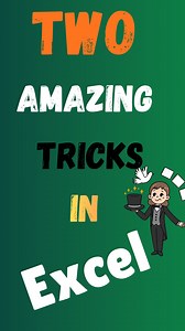 In this video you will learn 2 amazing tricks of Excel, which will help you while you work on your project by Microsoft Excel. #Excel #exceltips #exceltricks #excelexpert #excelprofessional #learnexcel #foryou #foryourpage #exceltraining #exceltutorial | Excel Expert