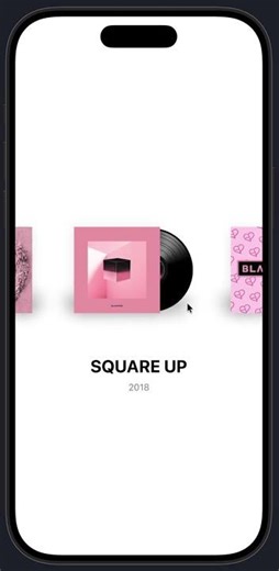 Recreating a vintage vinyl selector in SwiftUI (Concept by Vinyl app)