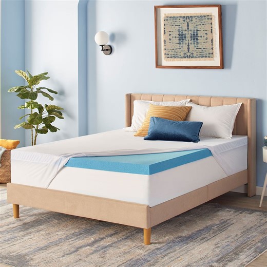 Serta 3" Cool Nights Gel Memory Foam Mattress Topper, Assorted Sizes - Samsclub.com