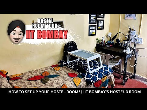 My Hostel Room Tour IIT Bombay | Hostel 3, IIT Bombay ❤️