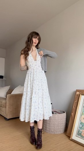 Cacia 𓆏 on Instagram: "Easter outfit of ze day! 🤎 she is rizzin / Song is Possum Kingdom by Toadies"