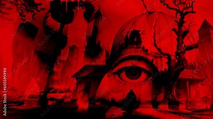 Horror Background. Disturbing Background For Your Horror Thriller.