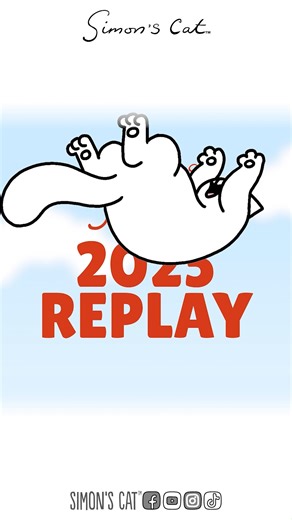 2025 was a year of pure mischief for Simon’s Cat, from battling birds to braving the vet (again). Let’s rewind and relive the chaos in FULL COLOUR 🌈 https://www.youtube.com/watch?v=g0cN9-JzHv4&t=9s | Simon's Cat