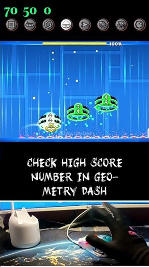 CHECK HIGH NUMBER SCORE:-Geometry Dash #gdupdate
