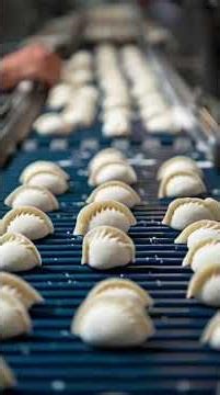 🥟 Dumpling Production Line 🏭 | Satisfying Jiaozi Making Process!