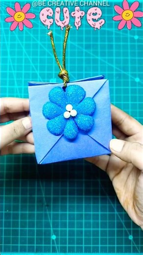 DIY paper box|Easy origami paper box|How to make paper box without glue|No glue paper craft