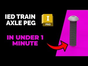IED Train Axle peg in under 1 minute