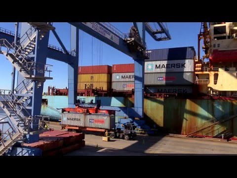 South Carolina Ports Wando Welch Terminal on Charleston Harbor