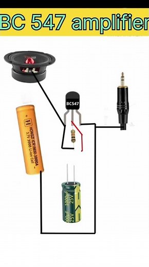 Best Mini Amplifier BC 547 Transistor