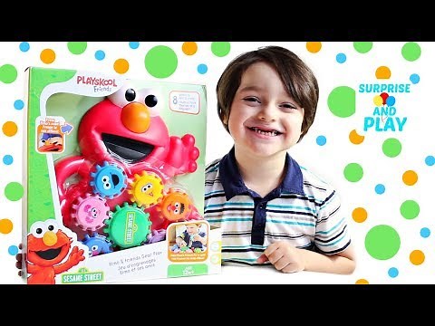 Learn Colors and Numbers with Sesame Street Toys Elmo and Friends Gear Play from Playskool