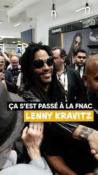 Ça s’est passé à la Fnac de Ternes avec... Lenny Kravitz ! 🎸