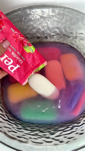 Satisfying ASMR Soap Sounds and Jelly Beds