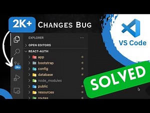 The Git repository has too many active changes || VS Code
