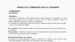 MODULE 2 - Engineering Chemistry - Notes - Teachmint