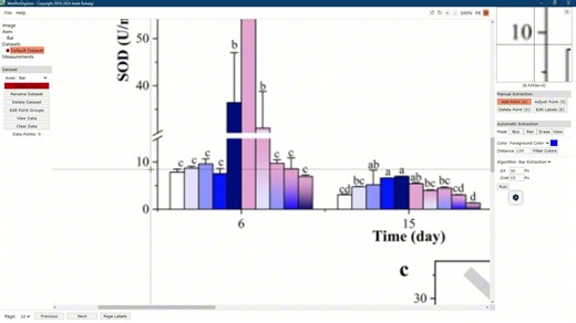 断开图形的数据提取