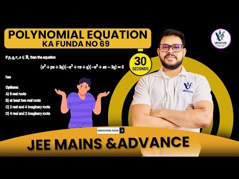 At Least Two Real Roots – Polynomial Equation Concept Explained | JEE Mains & Advance |