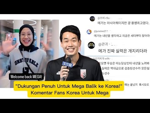 "Full Support for Mega's Return to Korea!" Korean Fans' Comments on Mega
