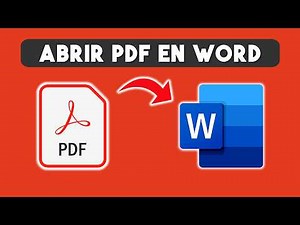 How to open a PDF in Word