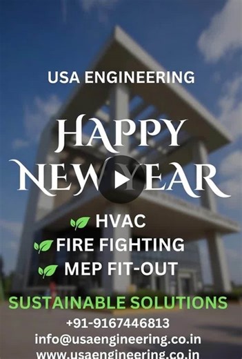 #happynewyear2026 #usaengineeringgroup #sustainableengineering #hvac #mep #firefighting #greenbuildings #engineeringexcellence #futureready #infrastructure #sustainability | USA ENGINEERING GROUP