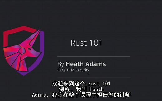 B站！最全Rust2024编程语言入门到精通！