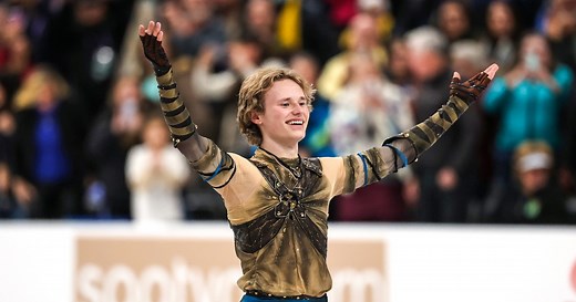 ‘Quad God’ Ilia Malinin soars to huge lead at U.S. Figure Skating Championships