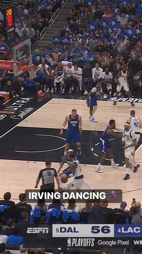 Kyrie shows off his handles and finesses the TOUGH reverse lay on ABC 😳 | NBA