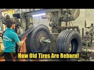 How Old Tyres Are Recycled Into Brand New Retreaded Tyres | Factory Process