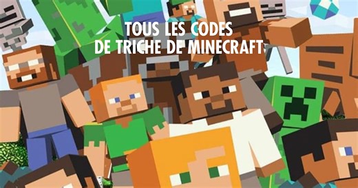 Tous les codes de triche de Minecraft