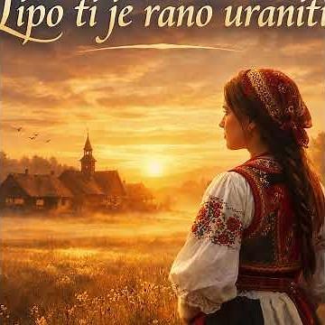 Lipo ti je rano uraniti – Slavonska narodna pjesma Cinematic Folk AI