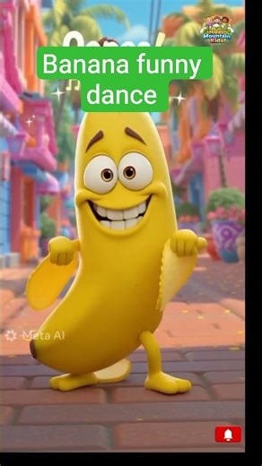 Chicken Banana CRAZY Banana Dance 😂 | ‪@Happymountainkids‬ #shortfeeds #cartoon