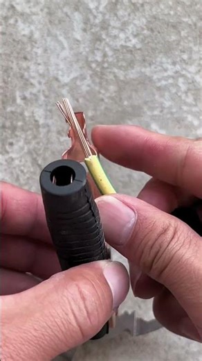 Wire connect with connector for electrical wiring #reels #viral #shorts #new