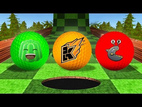 KWEBBELKOP vs. JELLY vs. SLOGOMAN! (Tower Unite Golf Funny Moments)