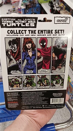 Eastman And Laird's Teenage Mutant Ninja Turtles Foot Soldier #tmnt #reactionfigures #super7