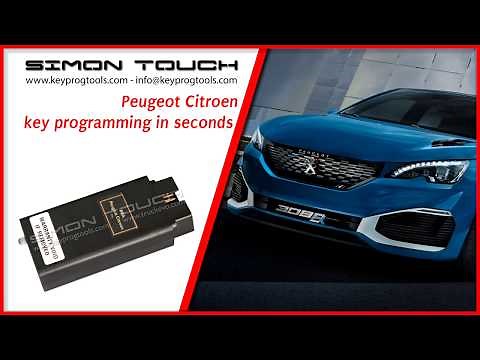 Peugeot Citroen 2015 + key programming in seconds