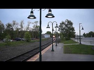 amtrak downeaster arrival saco, maine.