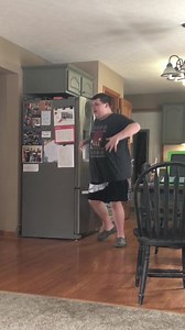 🎶🎵Let’s Get The Sillies Out!🎵🎶 Super good mood on this snow day off from school. 😂 BTW, that $3 shatterproof locker mirror on our fridge has been one our of best purchases!! | Bobby's World