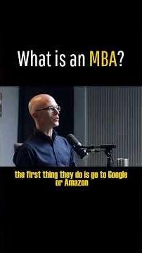 What does MBA means? #shorts
