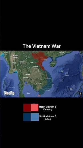 The Vietnam War explained by Google Earth