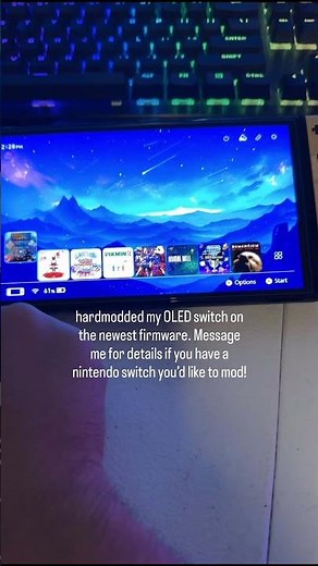 OLED Nintendo Switch: Picofly rp2040 mod