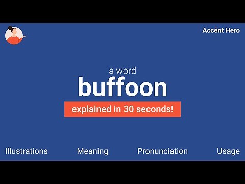 BUFFOON - Meaning and Pronunciation