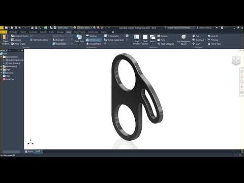 Autodesk Inventor Tutorial | Exercise B13: signal arm