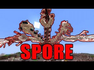 Scariest Calamity in spore yet | Fungal Infection Spore Showcase | Minecraft 1.20.1/1.21.1